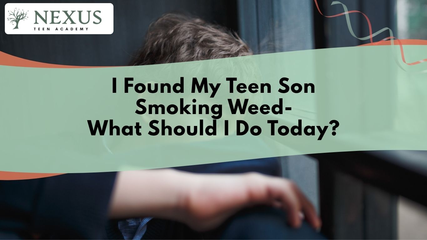 A tense teen boy sitting by a window; showing the tension and uncertainty parents face after discovering teen marijuana use.