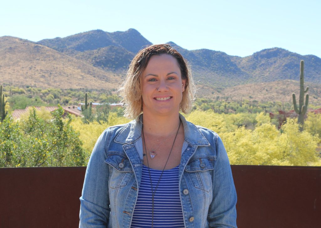 an image of Ashley White, LCSW, DSW. The Director of Adolescent Services at Nexus Teen Academy