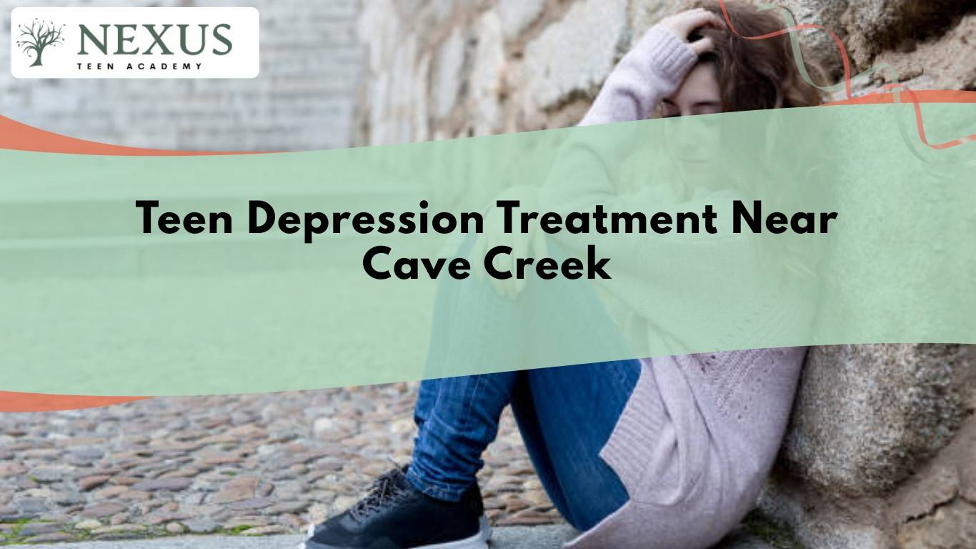Teen sitting alone against a wall, reflecting the need for teen depression treatment near Cave Creek and compassionate support.