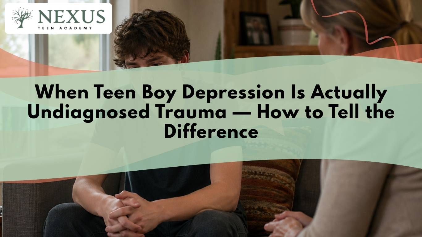 Teen boy depression or undiagnosed trauma